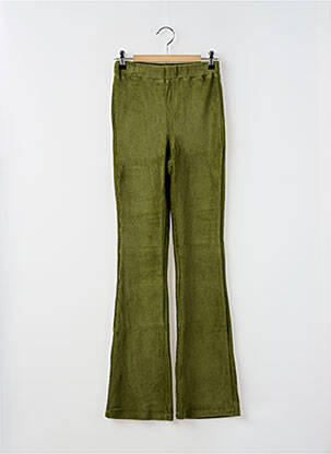 Pantalon flare taille élastique taille élastique vert SCOTCH & SODA fille