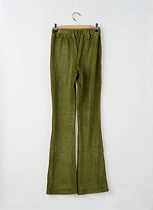 Pantalon flare taille élastique taille élastique vert SCOTCH & SODA fille
