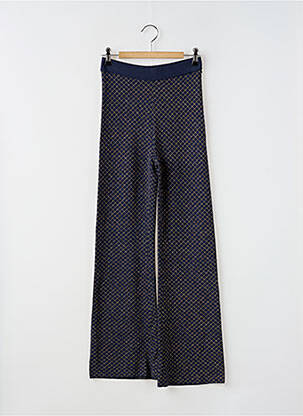 Pantalon flare imprimé fantaisie taille élastique bleu SCOTCH & SODA fille
