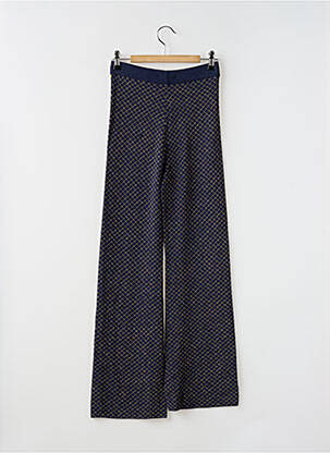 Pantalon flare imprimé fantaisie taille élastique bleu SCOTCH & SODA fille