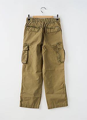 Pantalon cargo coupe droite taille élastique vert BELLEROSE garçon