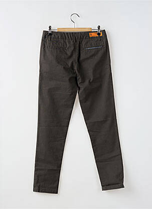 Pantalon slim fermeture zippée sous rabat boutonné vert BELLEROSE garçon