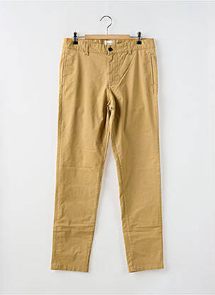 Pantalon slim fermeture zippée sous rabat boutonné beige BELLEROSE garçon