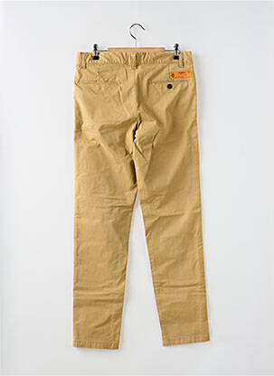 Pantalon slim fermeture zippée sous rabat boutonné beige BELLEROSE garçon