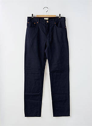 Pantalon slim fermeture zippée sous rabat boutonné bleu BELLEROSE garçon