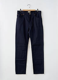 Pantalon slim fermeture zippée sous rabat boutonné bleu BELLEROSE garcon