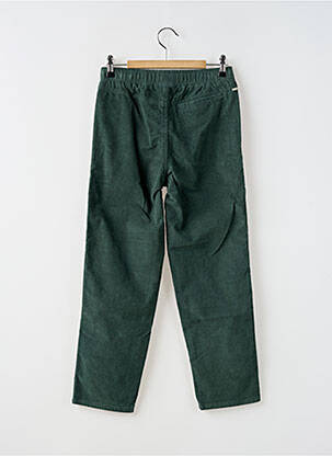 Pantalon droit fermeture liens à nouer taille élastique vert BELLEROSE garcon
