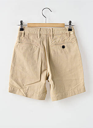 Bermuda fermeture zippée sous rabat boutonné beige BELLEROSE garçon