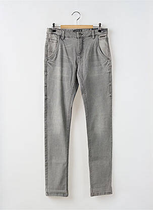 Jeans coupe slim gris NUKUTAVAKE pour fille