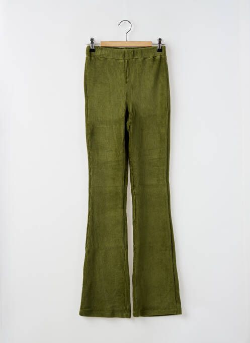 Pantalon flare taille élastique taille élastique vert SCOTCH & SODA fille