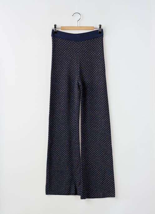 Pantalon flare imprimé fantaisie taille élastique bleu SCOTCH & SODA fille