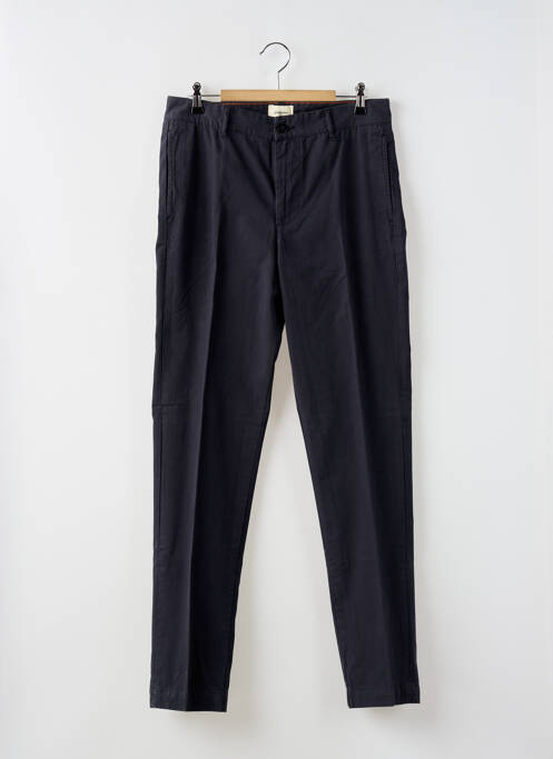 Pantalon slim fermeture zippée sous rabat boutonné bleu BELLEROSE garcon