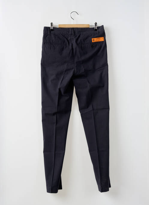 Pantalon slim fermeture zippée sous rabat boutonné bleu BELLEROSE garcon