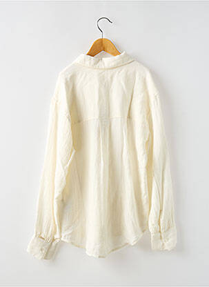 Chemise manches longues coupe droite beige BELLEROSE garçon