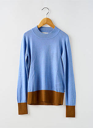 Pull resserrée sur le bas manches longues bleu BELLEROSE fille