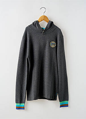 Pull stretch manches longues gris SCOTCH & SODA garçon