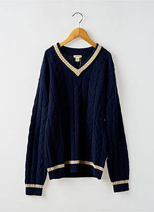 Pull manches longues manches longues bleu BELLEROSE garçon