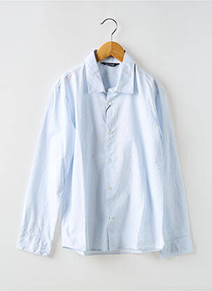 Chemise manches longues imprimé rayures bleu NUKUTAVAKE garçon