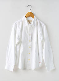 Chemise manches longues tissage popeline blanc BELLEROSE garcon