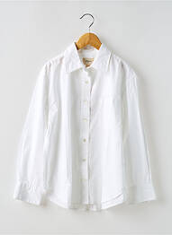 Chemise manches longues tissage popeline blanc BELLEROSE garcon