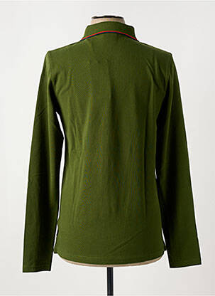Polo manches longues manches longues vert SCOTCH & SODA garçon