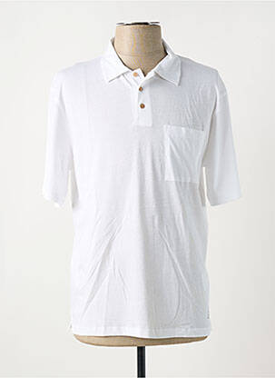 Polo tissage jersey manches courtes blanc BELLEROSE garcon