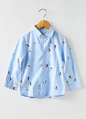 Chemise manches longues bleu MAYORAL pour garçon seconde vue