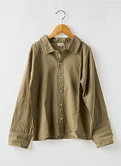 Chemise manches longues vert BUHO pour garçon seconde vue