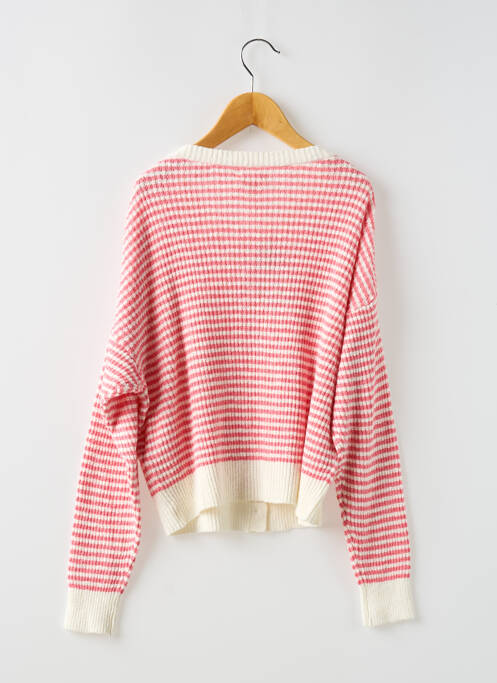 Gilet manches longues rose BELLEROSE pour fille