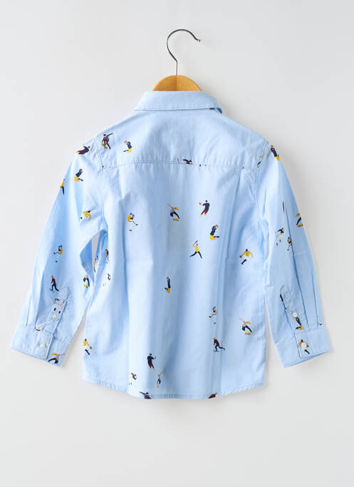 Chemise manches longues bleu MAYORAL pour garçon