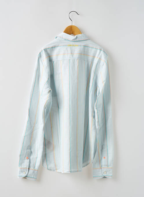 Chemise manches longues bleu SCOTCH & SODA pour garçon