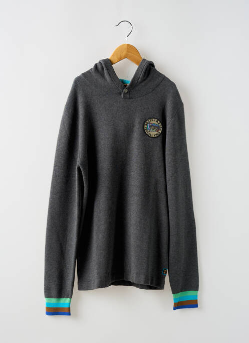 Pull stretch manches longues gris SCOTCH & SODA garcon