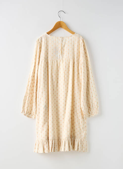 Robe mi-longue beige BELLEROSE pour fille