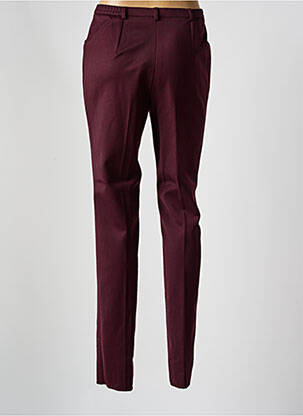 Pantalon slim poches taille haute violet CHRISTIAN MARRY femme