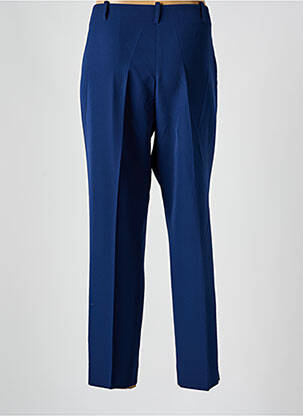 Pantalon 7/8 taille haute taille haute bleu ESTEL COLLECTION femme