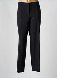 Pantalon droit tissage crêpe taille normale noir BARBARA LEBEK femme