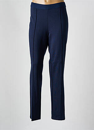Pantalon slim taille élastique taille normale bleu BARBARA LEBEK femme