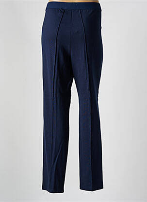 Pantalon slim taille élastique taille normale bleu BARBARA LEBEK femme
