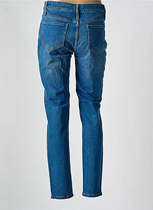 Jeans coupe slim taille haute taille haute bleu JULIE GUERLANDE femme