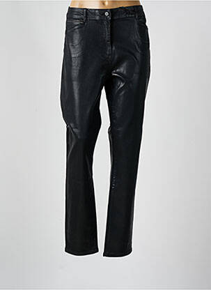 Jeans coupe slim taille normale taille normale noir JULIE GUERLANDE femme