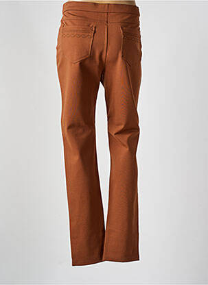 Pantalon slim stretch taille normale marron BARILOCHE femme
