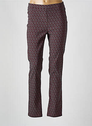 Pantalon slim taille élastique taille normale violet CHRISTIAN MARRY femme