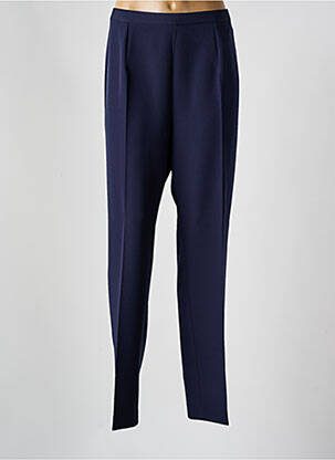 Pantalon droit bleu ARONA pour femme