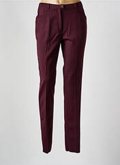Pantalon slim violet CHRISTIAN MARRY pour femme seconde vue