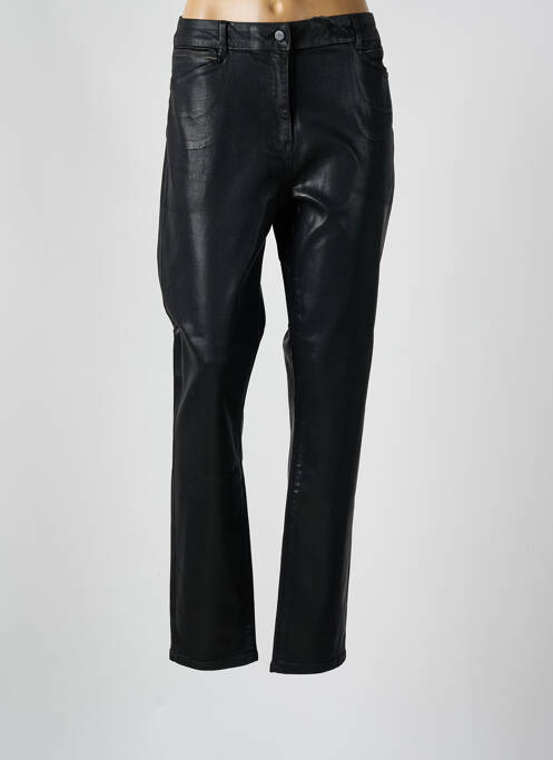 Jeans coupe slim taille normale taille normale noir JULIE GUERLANDE femme