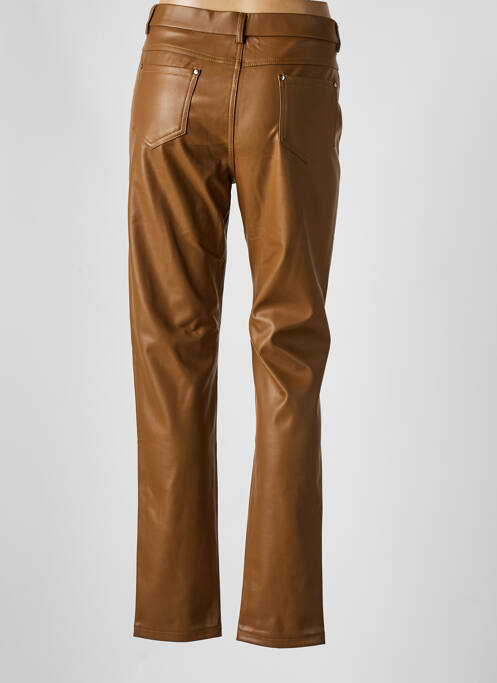 Pantalon slim marron BARILOCHE pour femme
