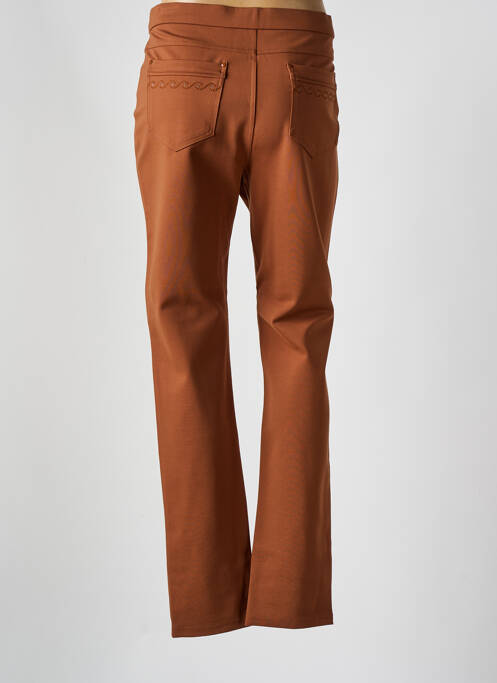 Pantalon slim marron BARILOCHE pour femme