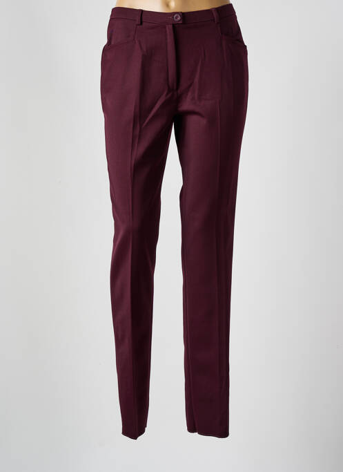 Pantalon slim violet CHRISTIAN MARRY pour femme