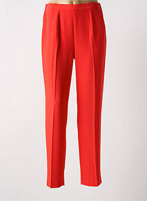 Pantalon droit taille élastique taille normale rouge GALA BY ROSA GIMENO femme