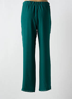 Pantalon droit tissage crêpe taille normale vert GALA BY ROSA GIMENO femme